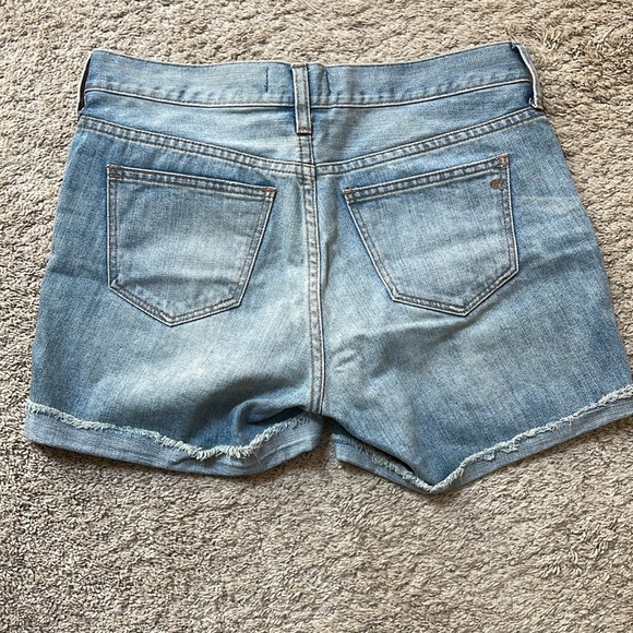 madewell :: Rip and Repair High Rise Distressed Shorts - Picture 2 of 3